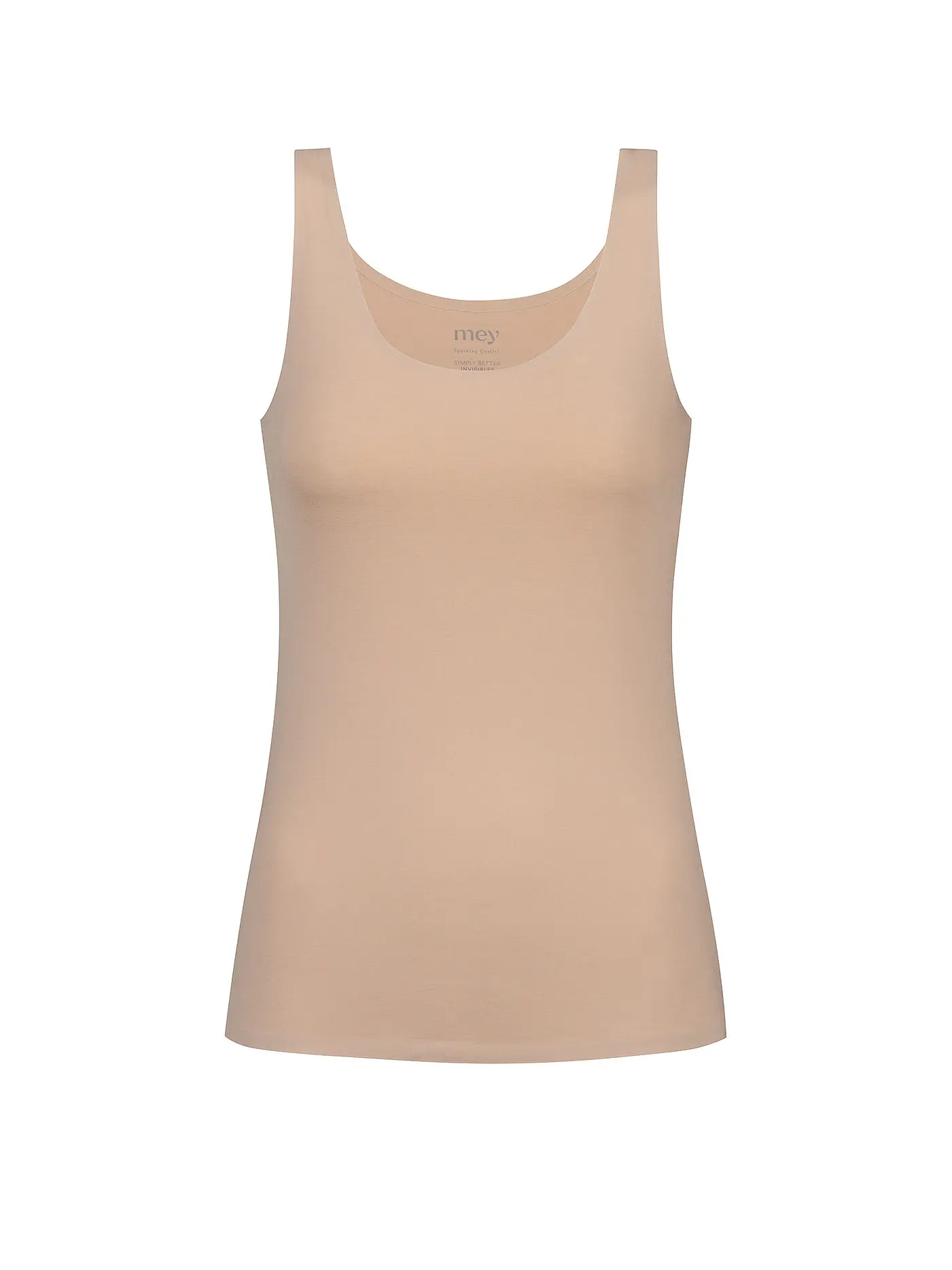 MEY | Unterhemd SIMPLY INVISIBLE cream tan | 